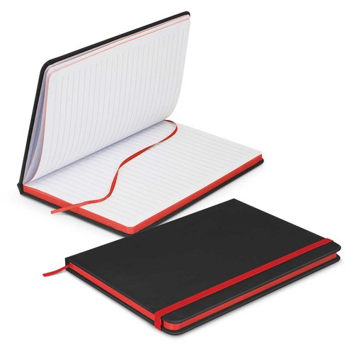 A5 Black PU Notebook Lined - view 5 Singapore A5 Black PU Notebook Lined - view 5 Singapore