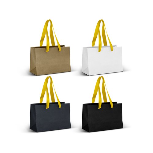 Small Ribbon Handle Paper Bag 180gsm – Reinforced