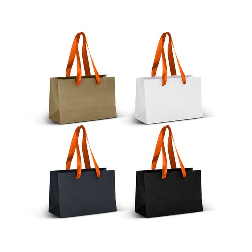 Small Ribbon Handle Paper Bag 180gsm – Reinforced