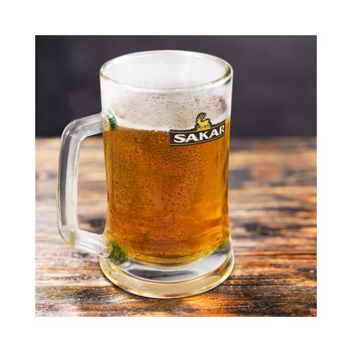 Glass Beer Mug 400ml – Handled, Gift Boxed