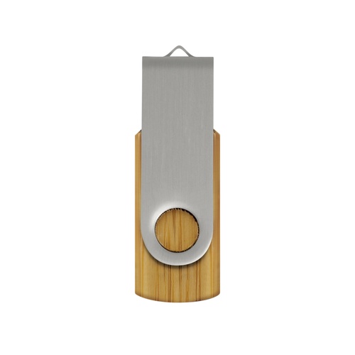 aq2544tr-3.jpg Bamboo Swivel USB Flash Drive 4GB – Aluminium Clip