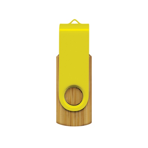 aq2544tr-5.jpg Bamboo Swivel USB Flash Drive 4GB – Aluminium Clip