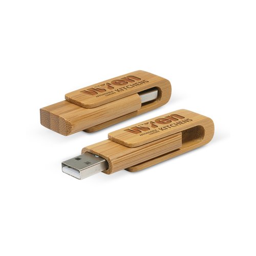 aq2545tr-1.jpg Bamboo USB Flash Drive 4GB – Wooden Swivel