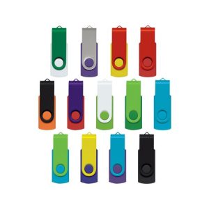 Soft-Touch Swivel USB Flash Drive 4GB – Mix & Match