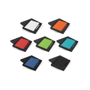 A5 Notebook & Pen Gift Set – PU Hardcover, Boxed