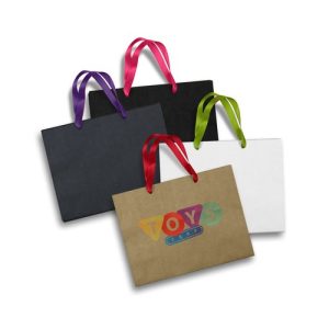 Large Ribbon Handle Paper Bag 180gsm