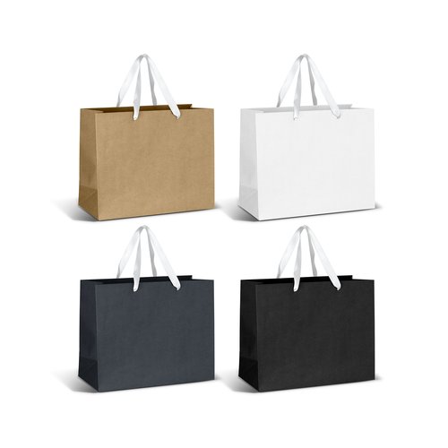 Large Ribbon Handle Paper Bag 180gsm
