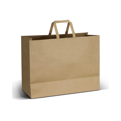 aq2554tr-5.jpg Extra Large Landscape Paper Bag – Flat Paper Handles