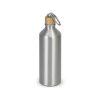 Aluminium Water Bottle 750ml – Bamboo Lid & Carabiner