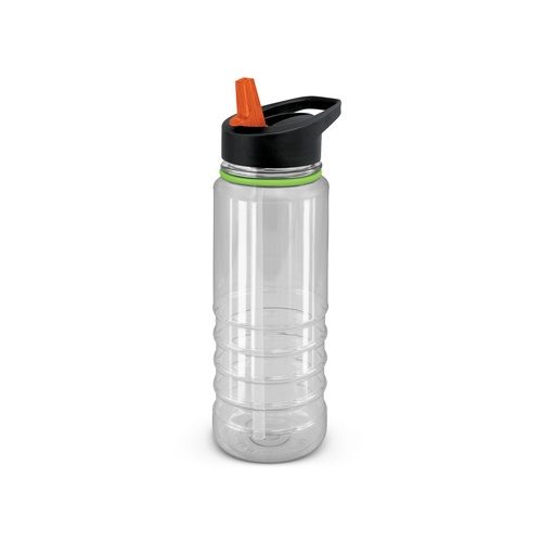 aq2559tr-3.jpg Tritan Water Bottle 750ml – Flip-Straw Lid (Clear/Black)