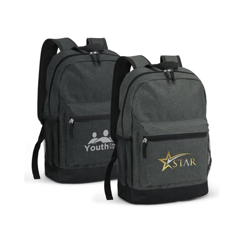 aq2570tr-0.jpg Heathered Poly-Canvas Laptop Backpack – Padded