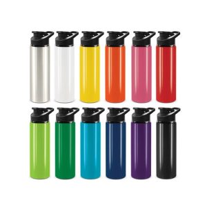 Aluminium Water Bottle 750ml – Snap & Flip Cap