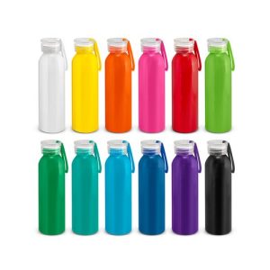Aluminium Water Bottle 600ml – Silicone Handle