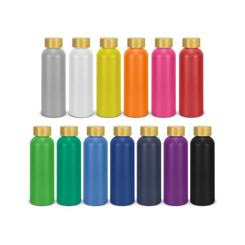 aq2575tr-1.jpg Recycled Aluminium Water Bottle 600ml – Bamboo Lid