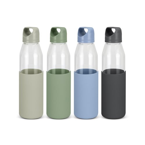 aq2577tr-0.jpg Glass Water Bottle 650ml – Silicone Sleeve