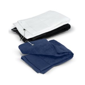 Cotton Golf Towel 340gsm – Eyelet & Clip