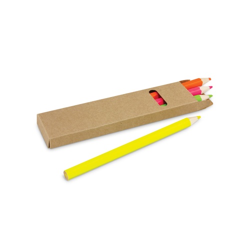 aq2590tr-1.jpg Highlighter Pencil Set – 4 Colours, Kraft Box