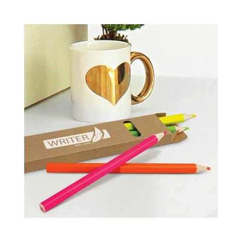 aq2590tr-3.jpg Highlighter Pencil Set – 4 Colours, Kraft Box