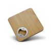 Bamboo Coaster with Bottle Opener – Square