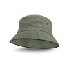 aq2599tr-7.jpg Cotton Twill Bucket Hat – UPF50, Sweatband (Plain & Sandwich Trim)
