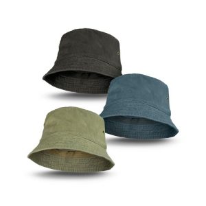 Faded Cotton Twill Bucket Hat – Sweatband