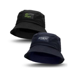 Bucket Hat with Woven Patch