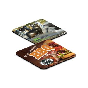 Flexible Rubber Coaster - Washable - Singapore