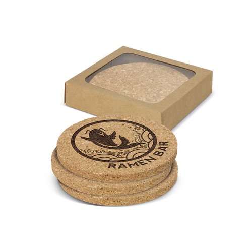 aq2609tr-1.jpg Round Cork Coaster Set of 4 - Singapore