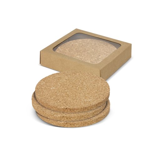 aq2609tr-2.jpg Round Cork Coaster Set of 4 - Singapore