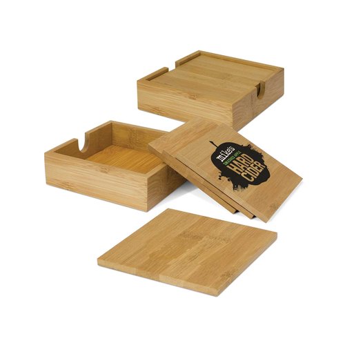 aq2612tr-0.jpg Bamboo Coaster Set of 4 - Singapore