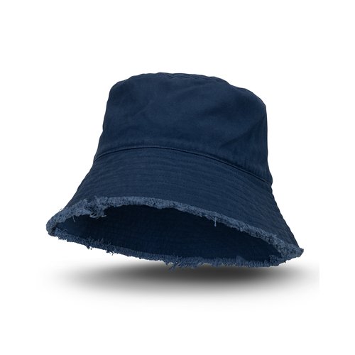 aq2625tr-3.jpg Raw Edge Frayed Bucket Hat - Singapore