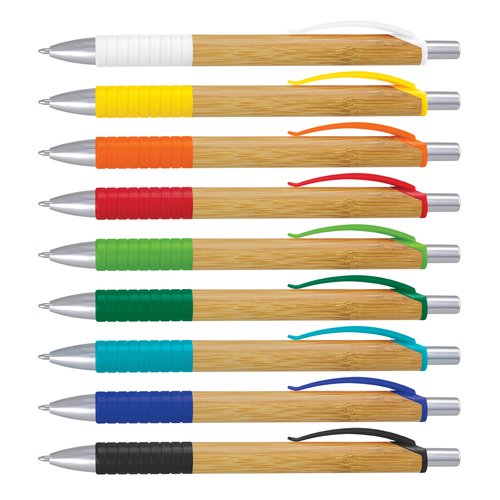 Bamboo Ballpoint Pen Chrome Trim Singapore Bamboo Ballpoint Pen Chrome Trim Singapore