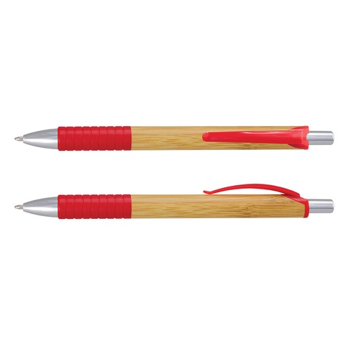 Bamboo Ballpoint Pen Chrome Trim - view 5 Singapore Bamboo Ballpoint Pen Chrome Trim - view 5 Singapore