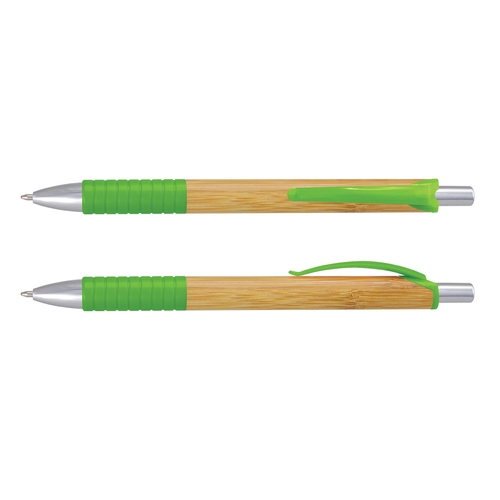 Bamboo Ballpoint Pen Chrome Trim - view 6 Singapore Bamboo Ballpoint Pen Chrome Trim - view 6 Singapore