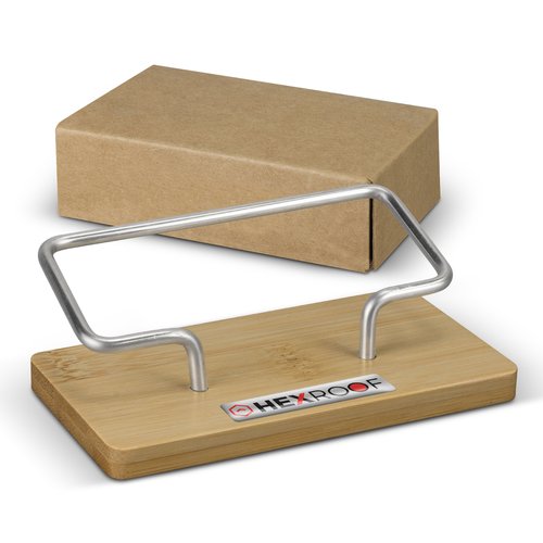 Bamboo Business Card Stand - view 2 Singapore Bamboo Business Card Stand - view 2 Singapore