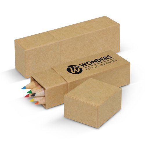 Coloured Pencil Set in Kraft Box (6 Pencils)