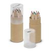 Coloured Pencil Tube with Sharpener Lid - view 2 Singapore Coloured Pencil Tube with Sharpener Lid - view 2 Singapore