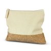 Cotton Canvas and Cork Pencil Case - view 3 Singapore Cotton Canvas and Cork Pencil Case - view 3 Singapore