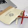 Cotton Canvas and Cork Pencil Case - view 4 Singapore Cotton Canvas and Cork Pencil Case - view 4 Singapore