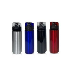 Custom 700ml aluminium water bottle with logo - corporate gift Singapore