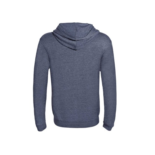Custom full-zip hoodie back view