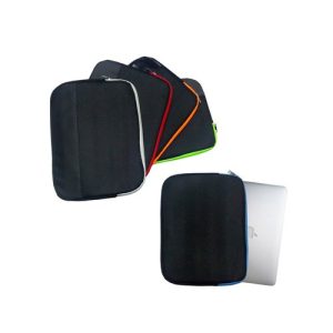 Custom mesh knit laptop sleeve with logo - Singapore