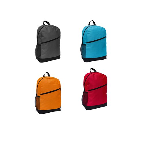 Custom nylon laptop backpack - corporate gift Singapore
