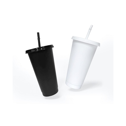 Plastic Tumbler with Straw - corporate gift Singapore