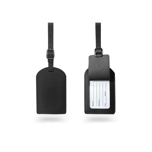 Custom PU leather luggage tag colour option - Singapore