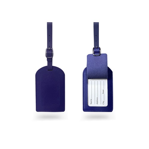 Custom PU leather luggage tag colour option - Singapore