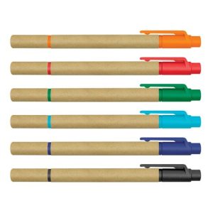 Eco Kraft Ballpoint Pen with Highlighter Singapore