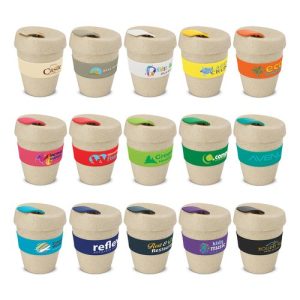 Eco Rice Husk Reusable Coffee Cup 350ml Singapore