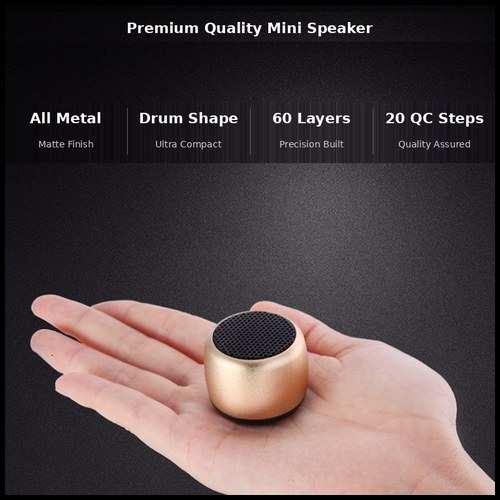 Mini Metal Bluetooth Speaker M1 AQ14461FL