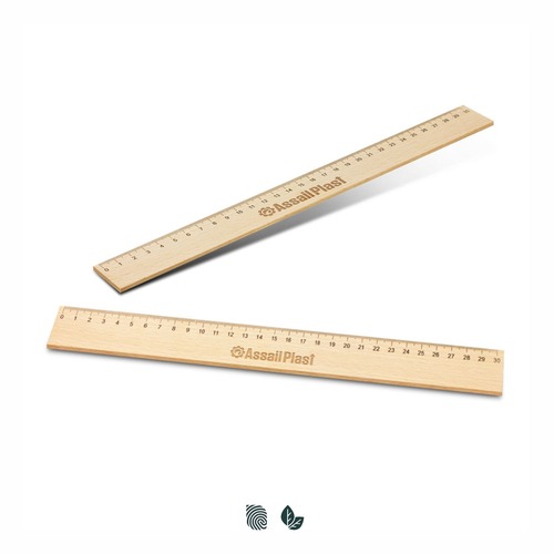Natural Beech Wood 30cm Ruler Singapore Natural Beech Wood 30cm Ruler Singapore